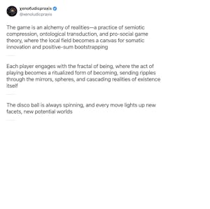 The game is an alchemy of realities