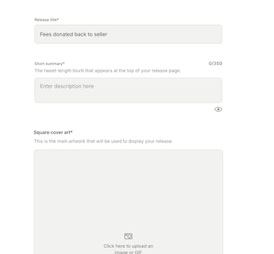 Example for-charity release